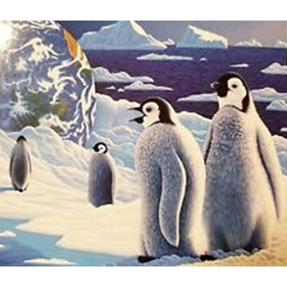 Schimmel Glow in The Dark Antarctica's Children 550 Piece Jigsaw Puzzle, Contains 550 pieces By Ceaco from USA