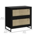 thumbnail image 3 of Vinsetto Filing Cabinet for Letters, A4, Legal Size Papers, Black, 3 of 10