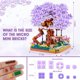 thumbnail image 2 of High Godo Juego De Microconstrucción De Árbol Bonsái De Flor De Cerezo Japonés Sakura Tree House Modelo Conjuntos De Flores Casa Mini Ladrillos Kit De Construcción Juguetes Creativos Para Niños Adulto, 2 of 5