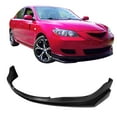 thumbnail image 2 of Ikon Motorsports Compatible with 04-06 Mazda 3 Type I Front Bumper Lip Unpainted - PU Polyurethane, 2 of 9