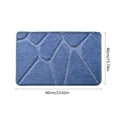 thumbnail image 3 of Alfombrilla de baño - Alfombra absorbente antideslizante para la entrada del baño o dormitorio, poliéster suave, lavable, secado rápido, diseño decorativo, cómoda y segura., 3 of 6