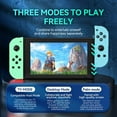 JoyCon with Colorful RGB Light for Nintendo Switch , Wireless JoyCon Support Dual Vibration