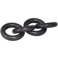 thumbnail image 5 of 16" x 3" Black Aluminum Chain Sculpture, by DecMode, 5 of 7