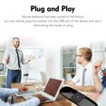 thumbnail image 2 of Graflsoa 2.4G Wireless Air Mouse Keyboard with Built-in Battery, Plug & Play, Anti-Shake Design for Smart TV, PC, Android TV Box, Compatible with Windows, Mac OS, Linux, 2 of 7