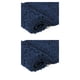 thumbnail image 4 of Ounissouiy Alfombrilla de fibra de textura para pies para una rápida y fuerte absorción Alfombrilla de suelo Entrada de baño de chenilla Azul Armada 17*24 pulgadas 2Conjunto, 4 of 6