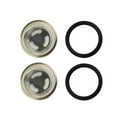 thumbnail image 3 of 2pack 18mm Motorcycle Bike Brake Master Cylinder Sight Glass Len & Rubber Gasket, 3 of 12