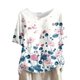 thumbnail image 2 of Fiudx Camisetas para Mujer Top Casual de Manga Corta con Cuello Redondo y Estampado Floral para Mujer, 2 of 5