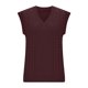 thumbnail image 4 of Suéter sin mangas para mujer, blusa informal de color liso con cuello en V, holgada y sin mangas, 4 of 6