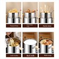 thumbnail image 3 of Multi-Purpose Frying Pot with Handles Milk Pot Stainless Steel Fryer Fryer Cooking Pot Frying Pan Small Pot,1x Fried Pot 1x Filter,Silver, 3 of 7