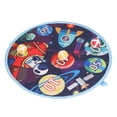 thumbnail image 5 of Juego de diana para dardos redondo para niños con 3 bolas fuertes, diana para dardos grande educativa de dibujos animados, juguetes con tema espacial, 5 of 5