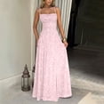 thumbnail image 6 of YueHuiYing Women's Strapless Evening Gown with Full Embroidered Skirt - Formal Dress for Wedding & Galas in Multiple Colors, 6 of 8