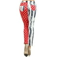 thumbnail image 2 of Yelete American Flag Red White & Blue Jegging 5 Pocket Regular Fit - Women's Small/Medium, 2 of 4