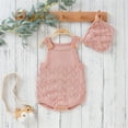 thumbnail image 4 of Generic Baby Boys Knitted Outwear Baby Knit Romper Cotton Sleeveless Boy Girl Sweater Clothes Baby Bodysuit with Cute Hat Set, 4 of 9