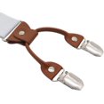 thumbnail image 3 of Timiot Men’s Y-Back 4 Metal Clip Elastic Wide Suspenders Perfect For Both Casual&Formal, 3 of 4