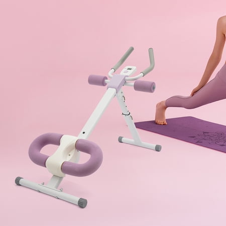 Fixartoo Foldable Ab Trainer,Adjustable Abdominal Machine with LED Display,2 Incline & 5 Height Levels,220 lbs Capacity for Core Workout & Fitness