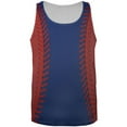 thumbnail image 1 of Baseball League Blue and Red All Over Mens Tank Top, 1 of 2