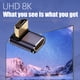thumbnail image 2 of Adaptador de TV para computadora portátil 8K 60Hz Soporte 4K 120Hz 48Gbps Convertidor divisor para MacBook Hugtrwg Nuevos Originales, 2 of 6