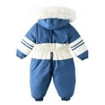 thumbnail image 7 of Cowsor Toddler Snowsuit Baby Boy Girl Winter Snow Ski Suit Clothes Hooded Jumpsuit Romper Coat Outwear, 7 of 7