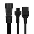 thumbnail image 5 of Conector de 3 pines Iec320-c14 a Iec320-c19 + c5 Adaptador convertidor Cable de alimentación, 5 of 5