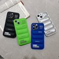 thumbnail image 2 of La funda Puffer para iPhone 13 Pro, bonita chaqueta de lujo suave al tacto, funda protectora 3D [forro de microfibra suave antiarañazos] JAMW Sencillez, 2 of 5