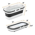 thumbnail image 7 of Superio Fold N' Go Mop Bucket with Wheels 4-Pack - Collapsible Cleaning Bucket, 10L, Portable Water Pail for Home, Car, and Outdoor Use, 7 of 7