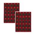 thumbnail image 2 of 2 Pack Christmas Hand Towels, Christmas Tree Kitchen Towels, Soft Absorbent Holiday Dish Towels for Bathroom Kitchen Decor, Xmas Gift, 15.7 x 23.6 inch, 2 of 6