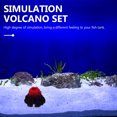 thumbnail image 4 of 1pc Simulación Volcán Decoración Tanque Decoración Decoración Fish Tank Paisajismo Piedra, 4 of 5