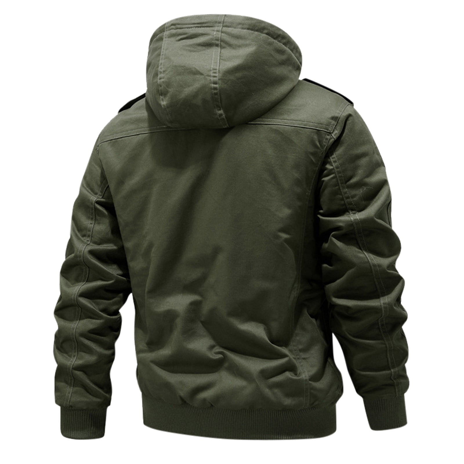 JXMVOJ Men's Military Casual Field Jacket Solid Color