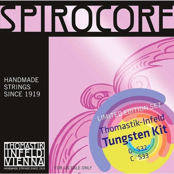 Thomastik Spirocore G&C TUNGSTEN Stringed Instrument Strings Steel