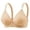 Complexion #1, variant on Women's Full Coverage Lace Support Bra, Wireless Non-Padded Comfort Bra with Adjustable Straps Watermelon Red 38