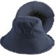 thumbnail image 3 of Hombres Mujeres al aire libre ala ancha pescador sombrero de cubo moda borla gorra flexible (azul marino), 3 of 8