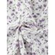 thumbnail image 4 of Blusa Floral Allegra K para Mujer con Cuello Peter Pan y Encaje con Botones Blanco L, 4 of 5