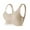 Beige, variant on Elainilye Fashion Women Bra Embroidered Glossy Comfortable Breathable Bra Underwear Wirefree Gathering Bra Everyday,Pink