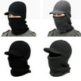 thumbnail image 2 of ZUARFY Men Women Winter Knitted Balaclava Beanie Hat with Windproof Visor Thermal Plush Lining Neck Warmer Cycling Ski Face Mask Hooded Cap, 2 of 19