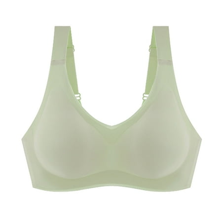 

Women s Bra Comfortable No Steel Ring Extra Large Chest Closed Top Sleep Adjustment Spring Summer Bras For Women