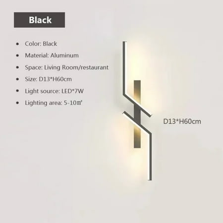 

LCNCAN Sleek and Elegant LED Long Wall Sconce Lamp with Modern Minimalist Design for Bedroom and Living Room. Enhance your Sophisticated Interior with Elegant Background Lighting. Perfect