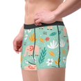 thumbnail image 2 of Fotbe Elephant and Flowers Calzoncillos Tipo Boxer con Bolsa de Soporte Total para Hombre, X-Temp Fresco, Transpirable y de Secado Rápido-X-Large, 2 of 5