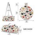 thumbnail image 5 of Picnic Blankets Teencool Beach Blanket Creatively Hearts and Roses Pattern Outdoor Blanket for Travel, 5 of 9