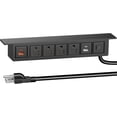 thumbnail image 4 of YolkVisual Multicontacto Escritorio para Instalar Debajo de la Mesa. PD 20 W USB C, 8 en 1, 4 Salida, 4 of 6
