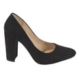 thumbnail image 2 of Zapatilla con tacón grueso Negra para Dama Mundo Terra Casual, 2 of 2