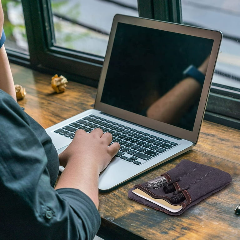 RAWHYD Waxed Canvas EDC Pocket Organizer, Compact EDC Pouch for Men, and  Multi-Tool EDC Wallet, Grey 