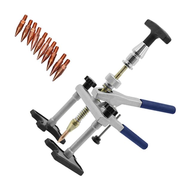 relayinert Car Dent Puller Tool Portable Paintless Tool Dent Repair for Hail Dents Puller A