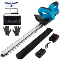 20" Electric Hedge Trimmer Cordless Power Hedge Trimmer with 2Battery & Charger