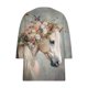 thumbnail image 5 of TaTaai Womens Spring Summer V Neck 3/4 Sleeve Printed Tops Loose Casual Pullover Blouses Soft Lightweight Daily Streetwear Outfits Gift, 5 of 5