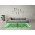 thumbnail image 3 of Ahgly Company Indoor Rectangle Oriental Emerald Green Modern Area Rugs, 7' x 9', 3 of 4