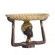 thumbnail image 1 of Bandeja de estatua de dama tribal, centros de mesa de decoración moderna coleccionable africana, para hotel de escritorio, 1 of 8