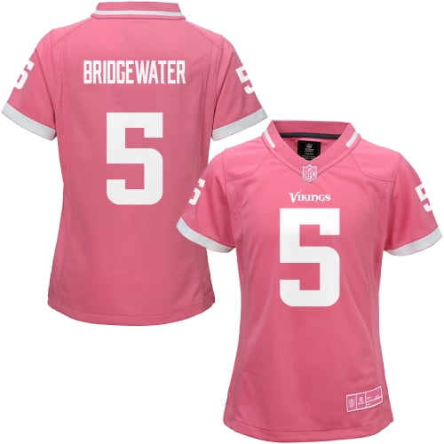 girls pink vikings jersey