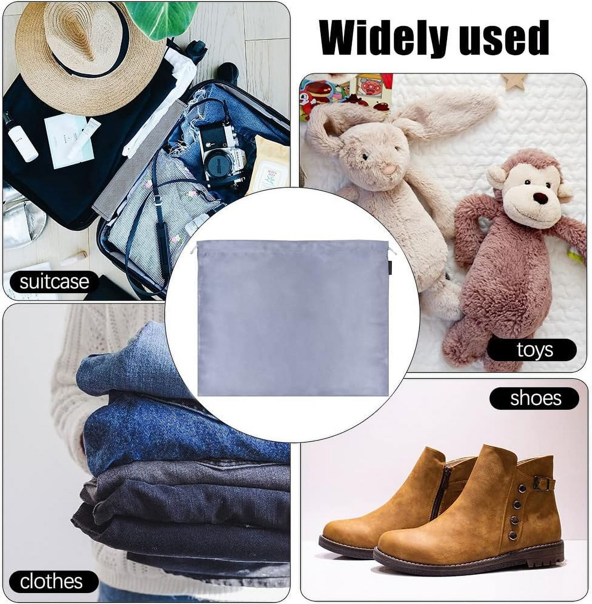 Silk Handbag Dust Cover Storage Bags for Purses, Shoes, Boots & Travel