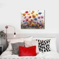 thumbnail image 4 of Lsque Colorful Wildflower Meadow Print Wall Art – Decorative Picture for Living Room, Bedroom, and Office (Horizontal), 4 of 6