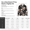 thumbnail image 5 of Pofeuu Lilies Flowers Print Sun Protection Outdoor Lightweight Full Zip UV Cooling Hoodie Long Sleeve Summer Clothing for Outdoor Hiking-Large, 5 of 5